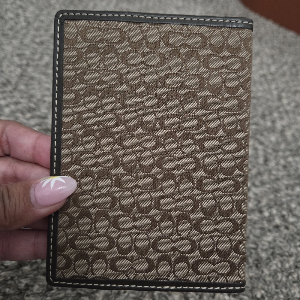 Coach passport holder
